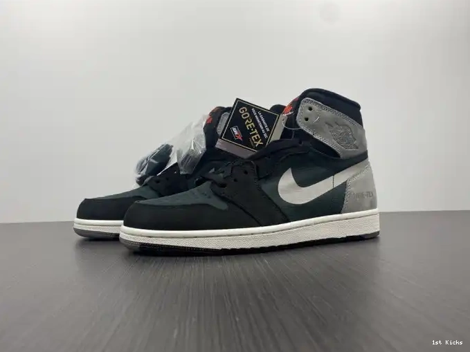 1st Kicks Shoes Black Retro Element Particle Gore-Tex Jordan Grey High DB2889-001 1 0608